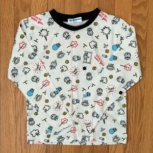 Doraemon Long Sleeve Shirt size 130cm